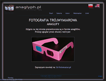 Tablet Screenshot of anaglyph.pl